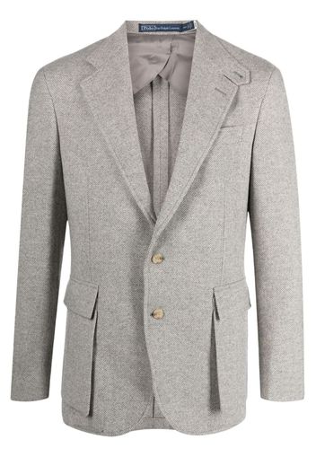 Polo Ralph Lauren The RL67 herringbone-pattern blazer - Grey