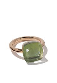 Pomellato 18kt rose gold and 18kt white gold Nudo Maxi ring - Green