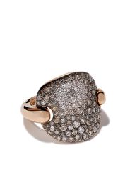 Pomellato 18kt rose gold Sabbia diamond ring - Ab607bo7br Brown