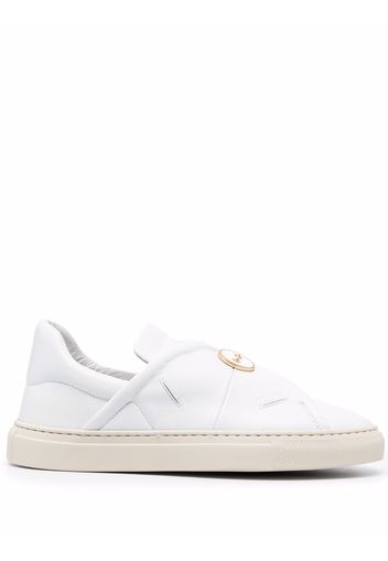 Ports 1961 button-embossed slip-on sneakers - White