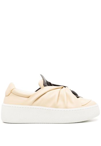 Ports 1961 two-tone knot-detail loafers - Neutrals