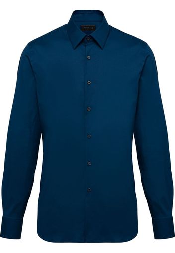 Prada stretch poplin shirt - Blue