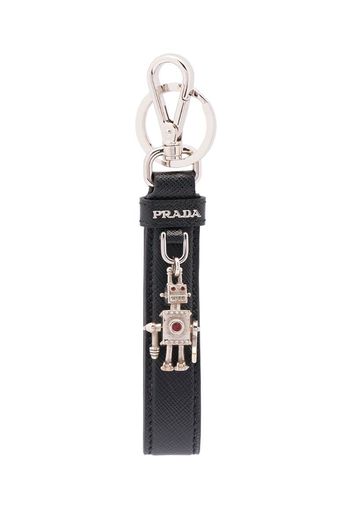 Saffiano Leather Keychain