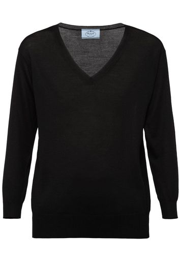 Prada V-neck sweater - Black