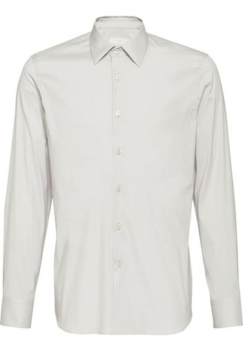 Prada classic poplin shirt - Grey