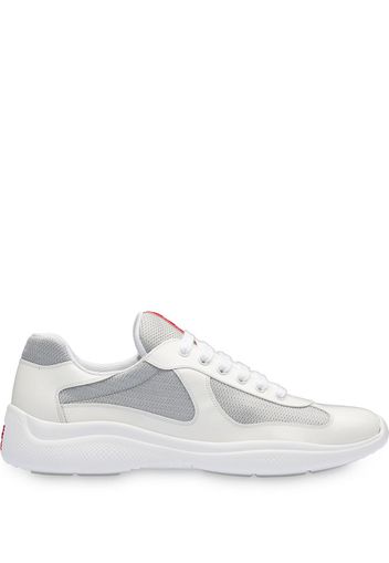 Prada technical fabric sneakers - White