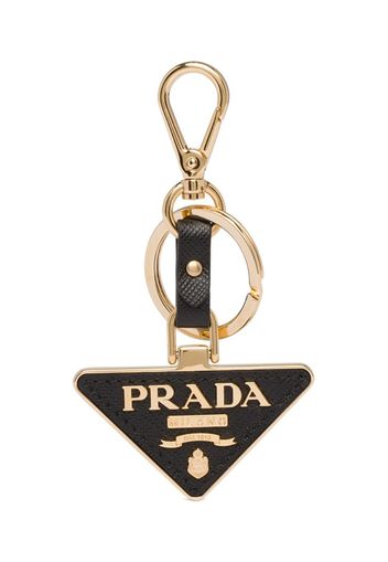 triangular logo keyring