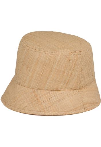 logo-plaque bucket hat