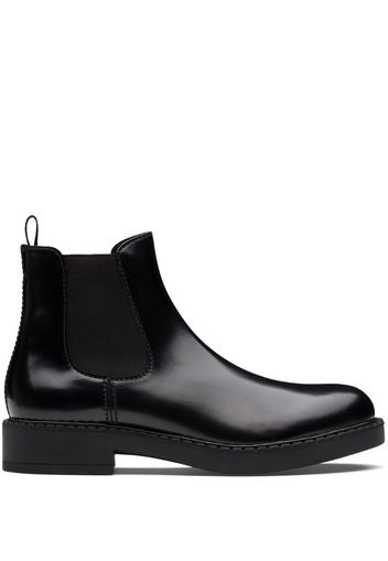 brushed Chelsea boots