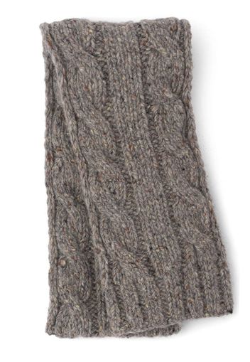 cable knit scarf