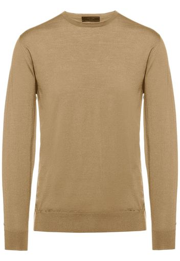 Prada round neck jumper - Brown