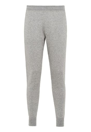 cashmere knitted track pants