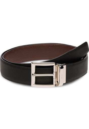 Prada reversible buckle belt - Black