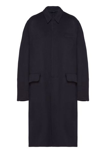 Prada multiple-pocket design coat - Blue