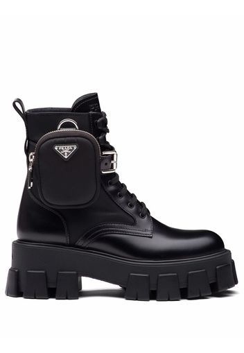 Prada Monolith combat boots - Black