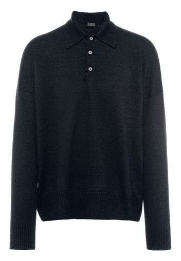 Prada cashmere polo top - Blue