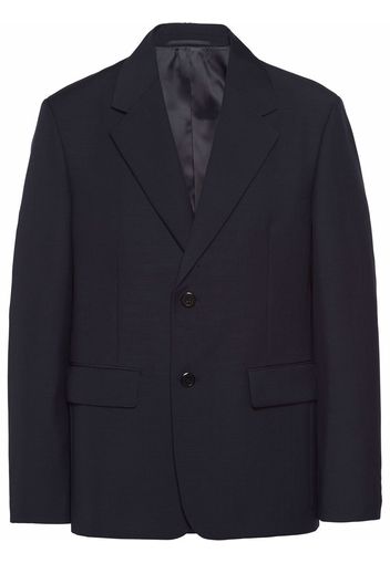 Prada single-breasted wool blazer - Blue