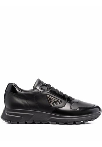 Prada logo-print lace-up sneakers - Black