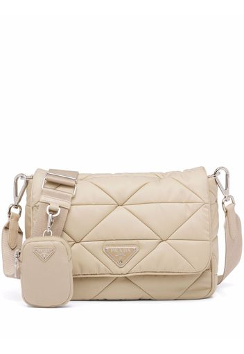 Prada Re-Nylon padded shoulder bag - Neutrals