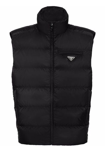 PRADA Re-Nylon quilted padded gilet - Black