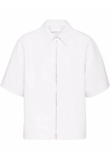 Prada short-sleeve shirt jacket - White