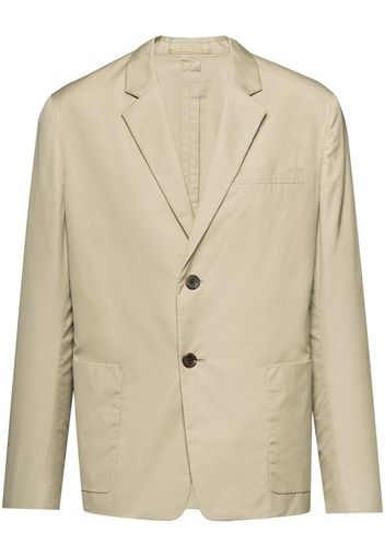 Prada single-breasted blazer - Neutrals