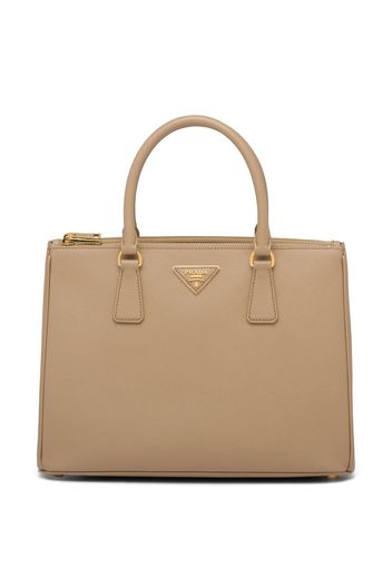 Prada large Galleria leather bag - Neutrals