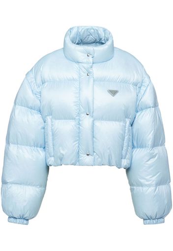 Prada convertible down jacket - Blue