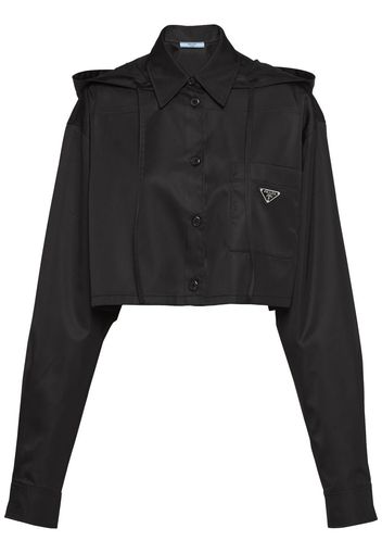 Prada Re-Nylon gabardine shirt - Black