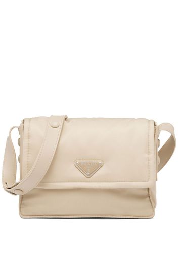 Prada small padded Re-Nylon shoulder bag - Neutrals