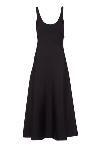 Prada flared mid-length dress - Black