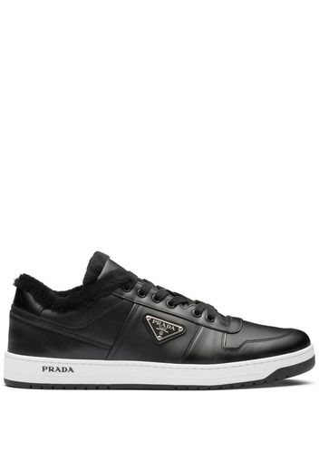 Prada Downtown low-top leather sneakers - Black