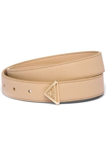 Prada Saffiano leather belt - Neutrals