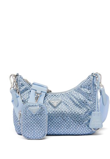 Prada Re-Edition 2005 satin shoulder bag - Blue