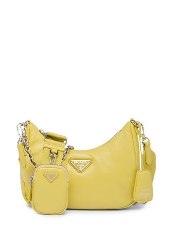 Prada Re-Edition padded shoulder bag - Yellow