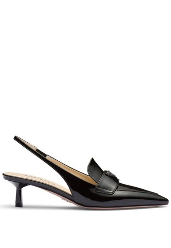 Prada patent leather slingbacks - Black