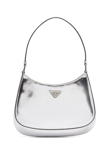 Prada Cleo brushed leather shoulder bag - Silver