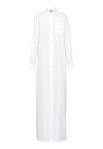 Prada shirt maxi dress - White