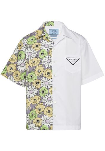 Prada Double Match cotton shirt - White