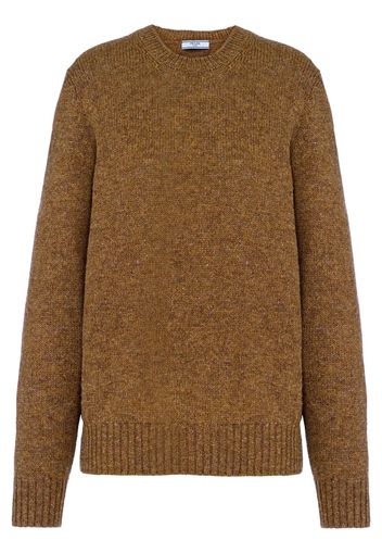 Prada long-sleeve knitted jumper - Brown