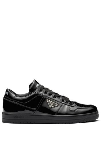 Prada Downtown patent leather sneakers - Black