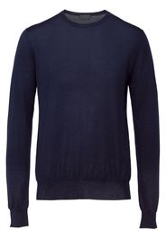 Prada knitted crew neck sweater - Blue