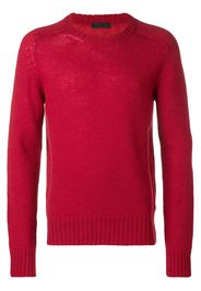 Prada crew neck sweater - Red