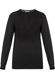 Prada round neck sweater - Black