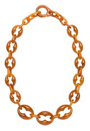 Prada Plexiglass necklace - Brown