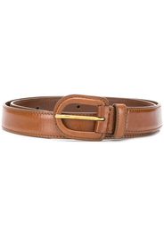 Prada curved buckle belt - Brown