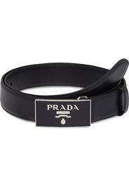 Prada square buckle belt - Black