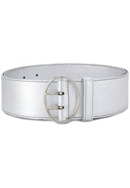 Prada large buckle belt - Silver