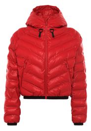 Prada hooded puffer jacket - Red