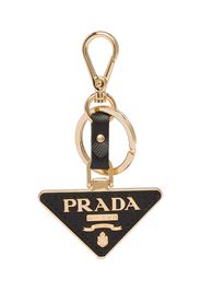 triangular logo keyring